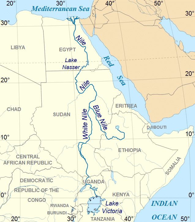 Sungai Nil Yang Terletak di 9 Negara Benua Africa